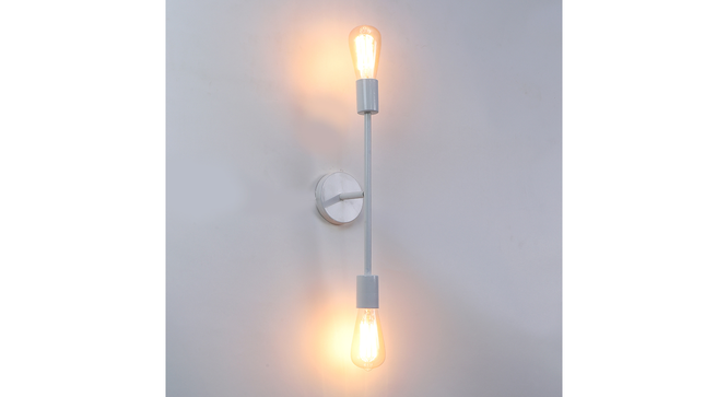 Filo White Metal Wall Light by SS Lightings (White) by Urban Ladder - - 