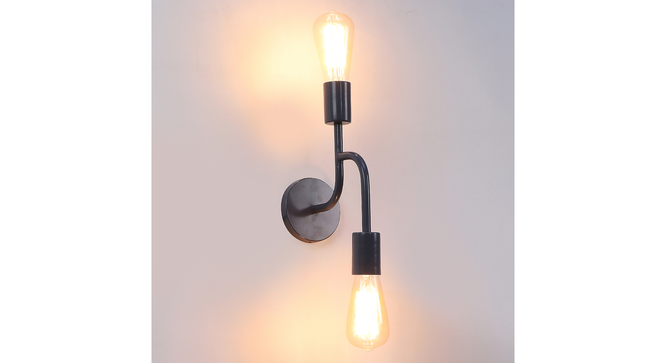Flute Black Metal Wall Light by SS Lightings (Black) by Urban Ladder - - 