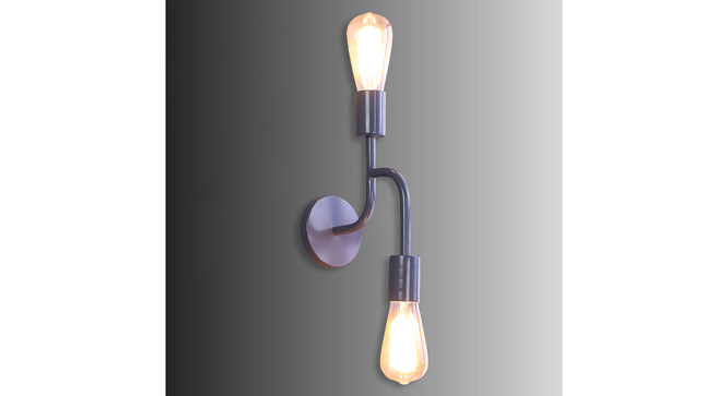 Flute Grey Metal Wall Light by SS Lightings (Blue) by Urban Ladder - - 