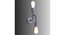 Flute Grey Metal Wall Light by SS Lightings (Blue) by Urban Ladder - - 