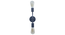 Flute Grey Metal Wall Light by SS Lightings (Blue) by Urban Ladder - - 