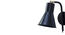 Gilbert Black Metal Wall Light by SS Lightings (Black) by Urban Ladder - - 
