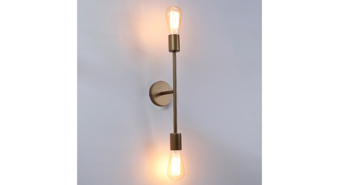 Filo Gold Metal Wall Light by SS Lightings (Brown) by Urban Ladder - - 