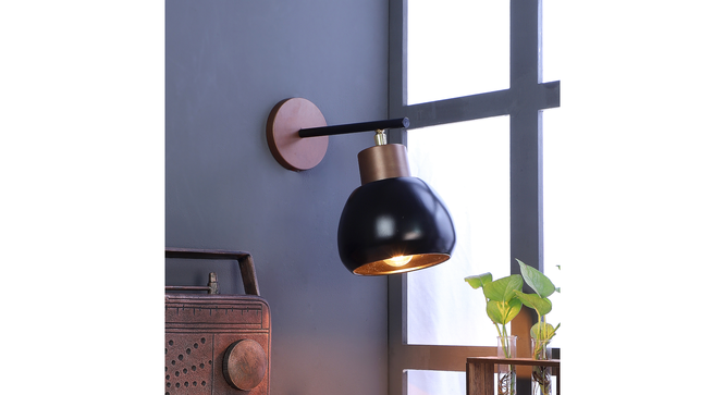 Bon-Bon Black Metal Wall Light by SS Lightings (Black) by Urban Ladder - - 