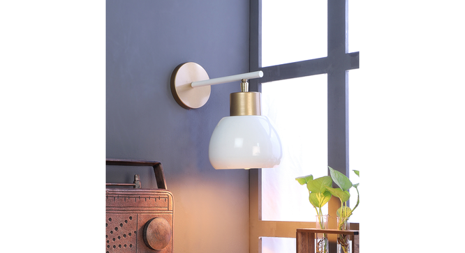 Bon-Bon White Metal Wall Light by SS Lightings (White) by Urban Ladder - - 