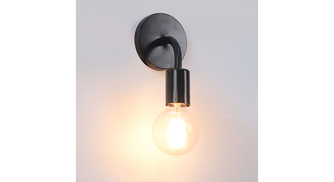 Black Metal Wall Light by SS Lightings (Black) by Urban Ladder - - 