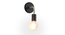 Brass Black Metal Wall Light by SS Lightings (Black) by Urban Ladder - - 
