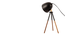 Teak Bud Desk Lamp Black (Black) by Urban Ladder - - 