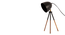 Teak Bud Desk Lamp Black (Black) by Urban Ladder - - 