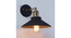 Nora Black Metal Wall Light By Ss Lightings (Black) by Urban Ladder - - 