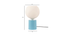 Bixa Blue Table Lamp (Blue) by Urban Ladder - - 