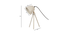 Anis Tripod Desk Lamp White (White) by Urban Ladder - - 