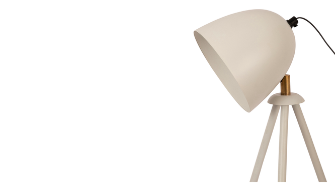 Anis Tripod Desk Lamp White (White) by Urban Ladder - - 