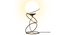 Lucca Gold Table Lamp With Metal Base (Gold) by Urban Ladder - - 