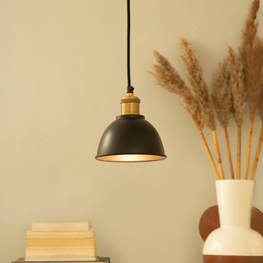Iron Ceiling Lights Design Simple Modern Pendant Light (Black)