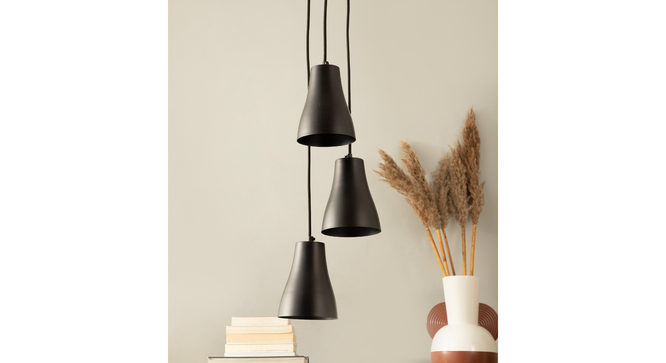Bourouller Modern 3 Pendant Light (Black) by Urban Ladder - - 
