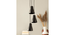 Bourouller Modern 3 Pendant Light (Black) by Urban Ladder - - 