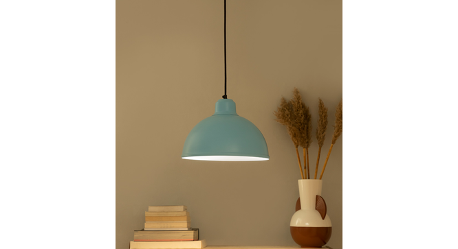 Dome Cork Pendant Lighting (Blue) by Urban Ladder - - 