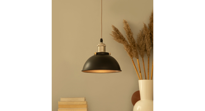 Suspension Grain Pendant Light (Black) by Urban Ladder - - 