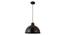 Dome Cork Pendant Light (Black) by Urban Ladder - - 