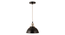 Suspension Grain Pendant Light (Black) by Urban Ladder - - 