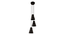 Bourouller Modern 3 Pendant Light (Black) by Urban Ladder - - 