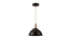 Suspension Grain Pendant Light (Black) by Urban Ladder - - 