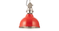 Ceramic Red Industrial Pendant Light (Red) by Urban Ladder - - 