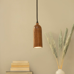 shoppeefry Cedar Teak Wood Pendant Light-picture-2