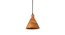Teak Wood Cased Pendant Light (Brown) by Urban Ladder - - 
