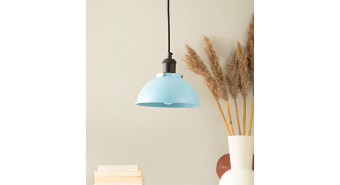 Denmark Blue Pendant Light (Blue) by Urban Ladder - - 