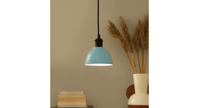 Tayoma Blue Pendant Light (Blue) by Urban Ladder - - 