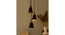 Wholesale 3 Cluster Pendant Light (Black) by Urban Ladder - - 
