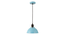 Denmark Blue Pendant Light (Blue) by Urban Ladder - - 