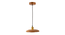 Kuksa Wooden Pendant Light (Brown) by Urban Ladder - - 