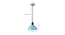 Denmark Blue Pendant Light (Blue) by Urban Ladder - - 