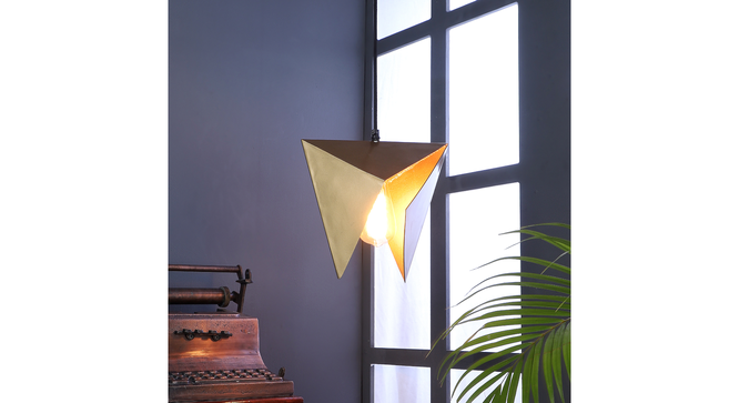 Atupa Gold Metal Hanging Light by SS Lightings (Gold) by Urban Ladder - - 