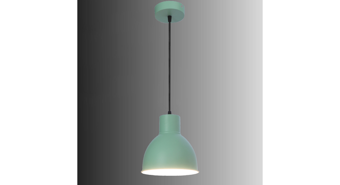Opi Minimal Pastel Green Metal Single Hanging Lighting (Blue) by Urban Ladder - - 