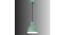Opi Minimal Pastel Green Metal Single Hanging Lighting (Blue) by Urban Ladder - - 