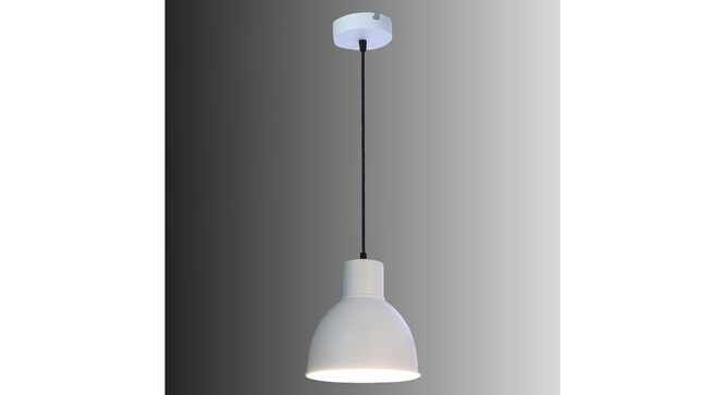 Opi Minimal Pastel White Metal Single Hanging Light by SS Lightings (White) by Urban Ladder - - 