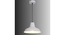 Opi Minimal Pastel White Metal Single Hanging Lamp Light (White) by Urban Ladder - - 