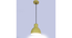 Opi Minimal Pastel Yellow Metal Single Hanging Lamp (Yellow) by Urban Ladder - - 