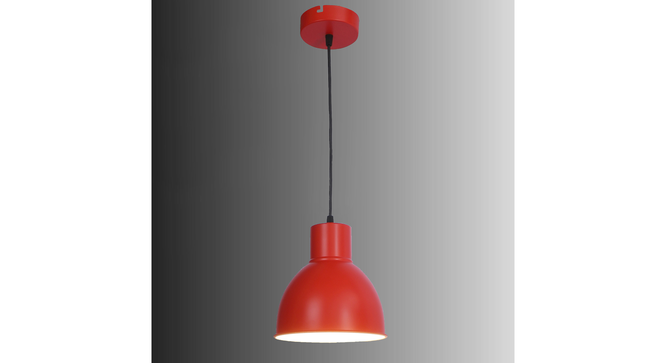 Opi Minimal Pastel Red Metal Single Hanging Light by SS Lightings (Red) by Urban Ladder - - 