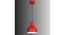 Opi Minimal Pastel Red Metal Single Hanging Light by SS Lightings (Red) by Urban Ladder - - 