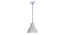 Opi Minimal Pastel White Metal Single Hanging Light by SS Lightings (White) by Urban Ladder - - 