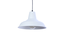 Opi Minimal Pastel White Metal Single Hanging Lamp Light (White) by Urban Ladder - - 