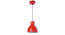 Opi Minimal Pastel Red Metal Single Hanging Light by SS Lightings (Red) by Urban Ladder - - 