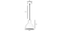 Opi Minimal Pastel White Metal Single Hanging Light by SS Lightings (White) by Urban Ladder - - 