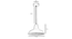 Opi Minimal Pastel White Metal Single Hanging Lamp Light (White) by Urban Ladder - - 