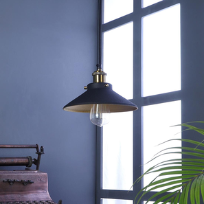 shoppeefry Nora Black Metal Single Hanging Light By Ss Lightings-picture-20
